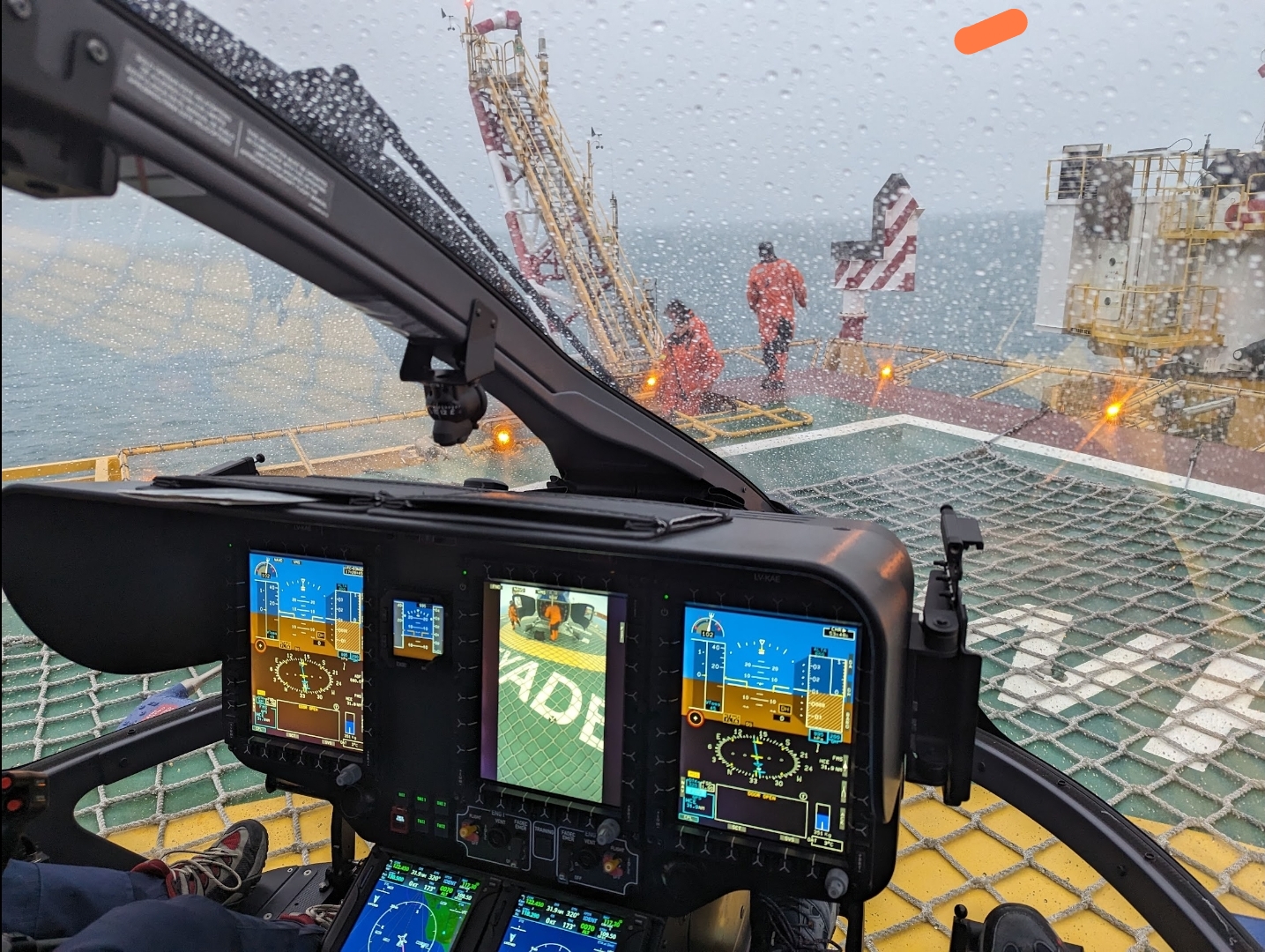 Operación de Helicópteros Marinos en la Base de Río Cullen, Tierra del Fuego – Aproximación a plataforma offshore (Federico Campbell)