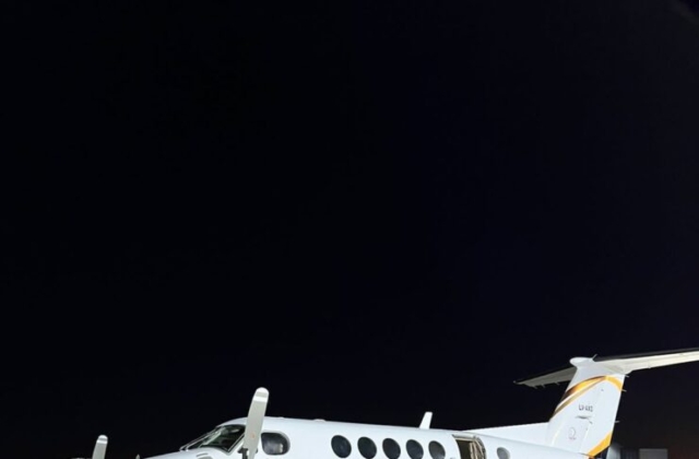 Operación nocturna – Beechcraft B200 LV-AXO (Fernando Guidi)