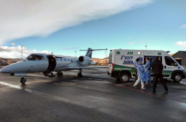Traslado Sanitario – Learjet 31A LV-BDM (Gastón Vilo)