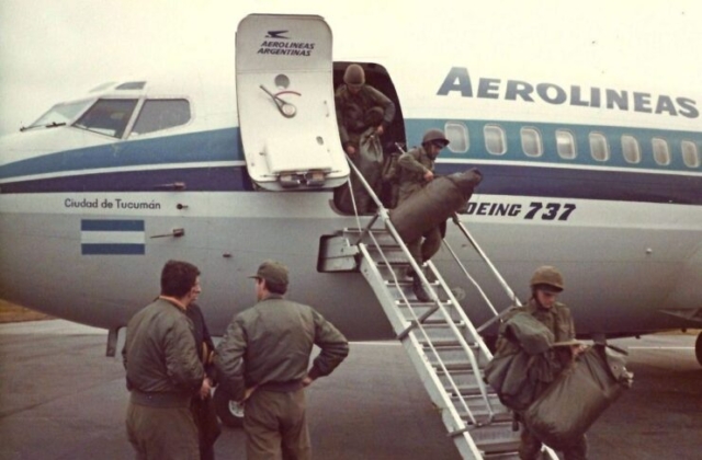 Aerolíneas Argentinas en Malvinas (Hugo Solimo)