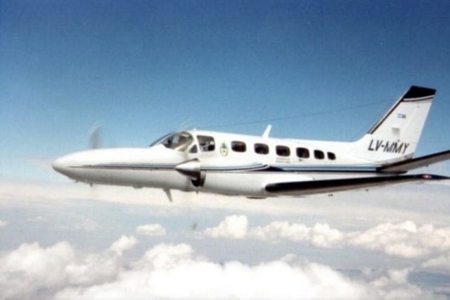 Cessna 441 Conquest II en vuelo