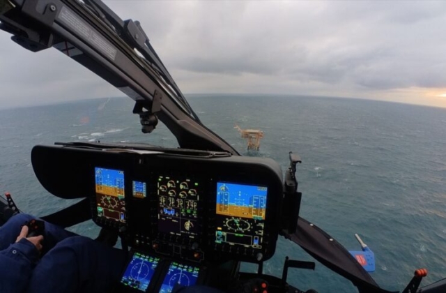 Operación de Helicópteros Marinos en la Base de Río Cullen, Tierra del Fuego – Aproximación a plataforma offshore (Federico Campbell)